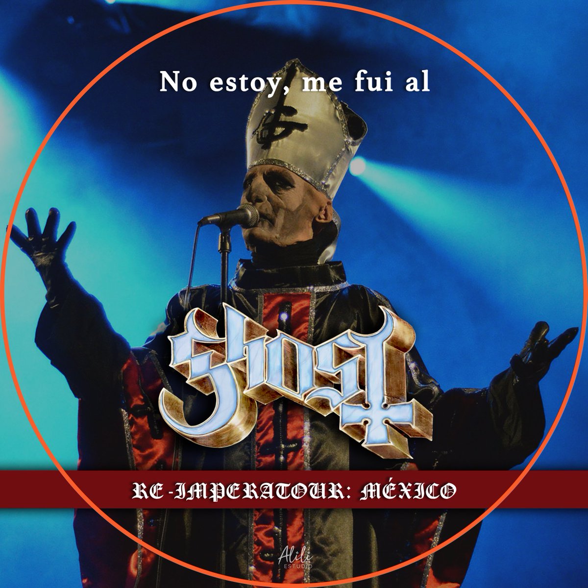 AliliDesign's tweet photo. Hey pecadores, ¿están listos para experimentar un grandioso show en unos días?

Icons de #Ghost! 

#MaryOnACross #AliliEstudio https://t.co/zsK2dGhhBe