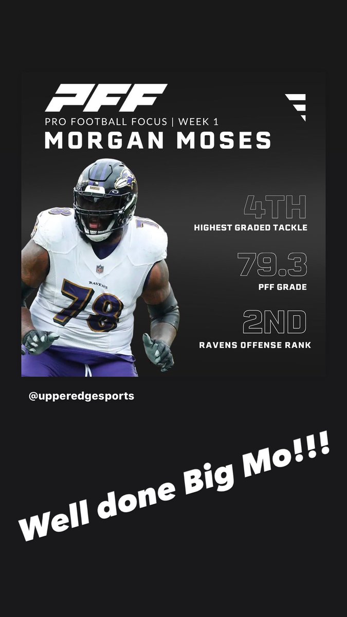 I remember when the Bengals wanted to sign Morgan Moses in free agency but then Collins became available so they signed him instead. Oh, Morgan was the #4 rated OT in the NFL for week 1. Collins was just released. Crazy how things go sometimes in the NFL.