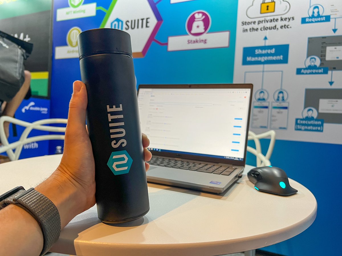 Come meet the N Suite team at #Token2049! 
Anything related to Private Key Management, we got you covered. Thirsty? We also got you covered with our signature💧bottles