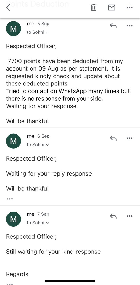 tariqlikeu's tweet photo. @SohnidhartiR Nobody replying on official WhatsApp,emails after many follow up
Let’s see if someone reply here https://t.co/iKZFaHEHG0