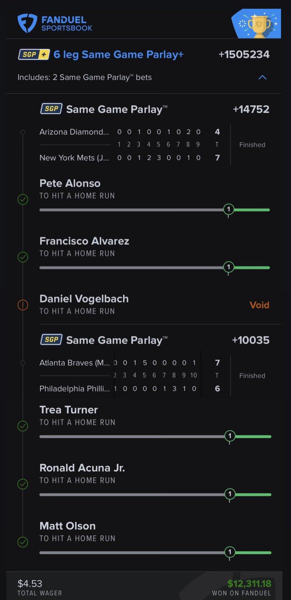 Jimmy_the_Gent6's tweet image. ANOTHER NUKE, 2 WEEKS IN A ROW💣💰 Play by @STONERLOTTOS 

+1,505,234 ✅

$4.53 ➡️ $12,311 ✅💰

@br_betting @FDSportsbook 
@PropFella @ActionNetworkHQ 
#GamblingTwiitter @br_betting  @DKSportsbook   #FadeThePolls #GamblingX 

Posted in the FREE Discord:

discord.gg/fhw5gcgcr7