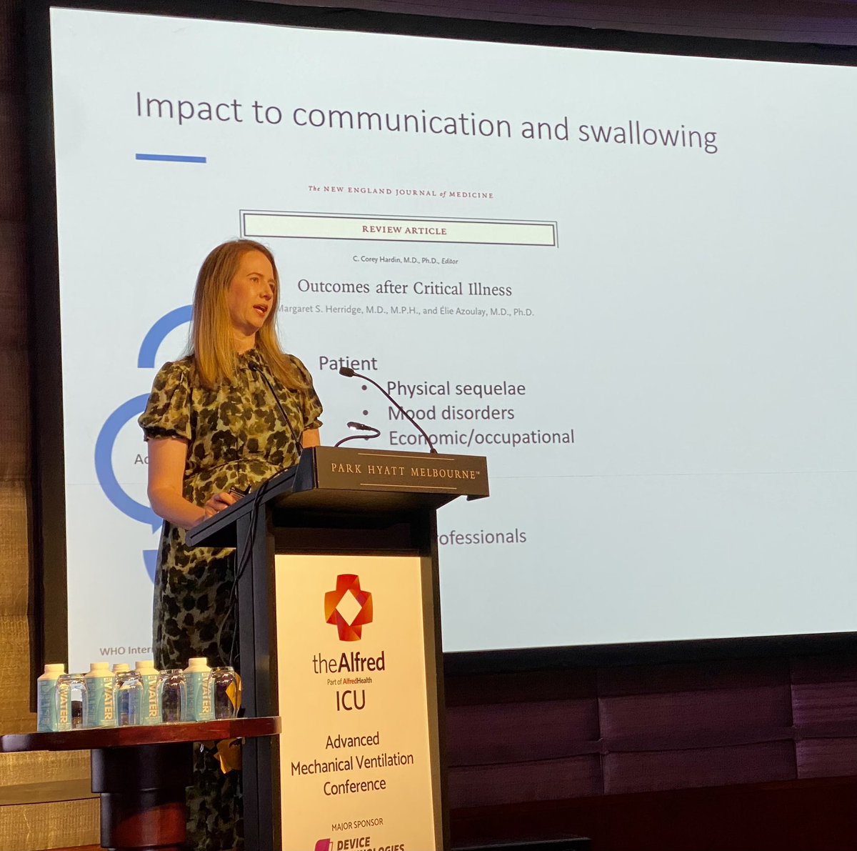 DrDaleNeedham's tweet photo. Now important SLP/SLT speaker on ICU communication at #AAMVC…
@DrAmyFS Dr Amy Freeman-Sanderson presenting
A few of her slides are below
#ICUrehab https://t.co/MMxu10uyxR