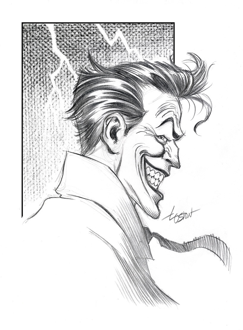 Loston_Wallace's tweet image. #HarleyQuinn #KillerCroc #TheJoker #IronMan 
Even more head and shoulder drawings.