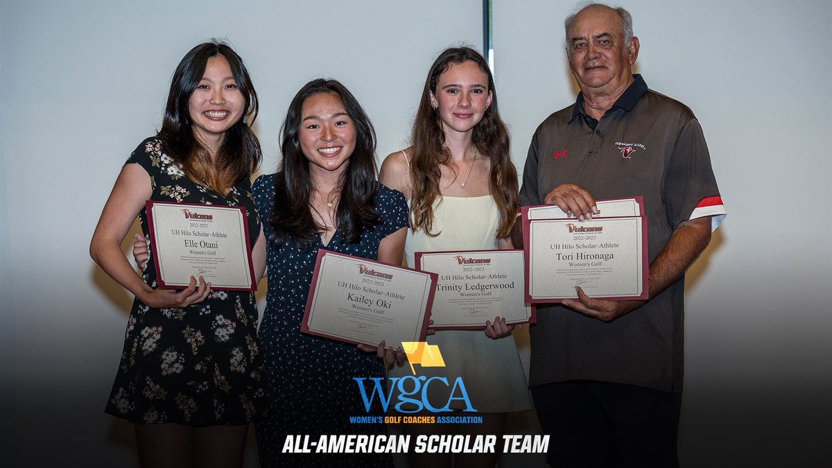 Three Named to WGCA All-American Scholar Team #ImuaVulcans 🌋 #D2WGOLF bit.ly/45RIIec