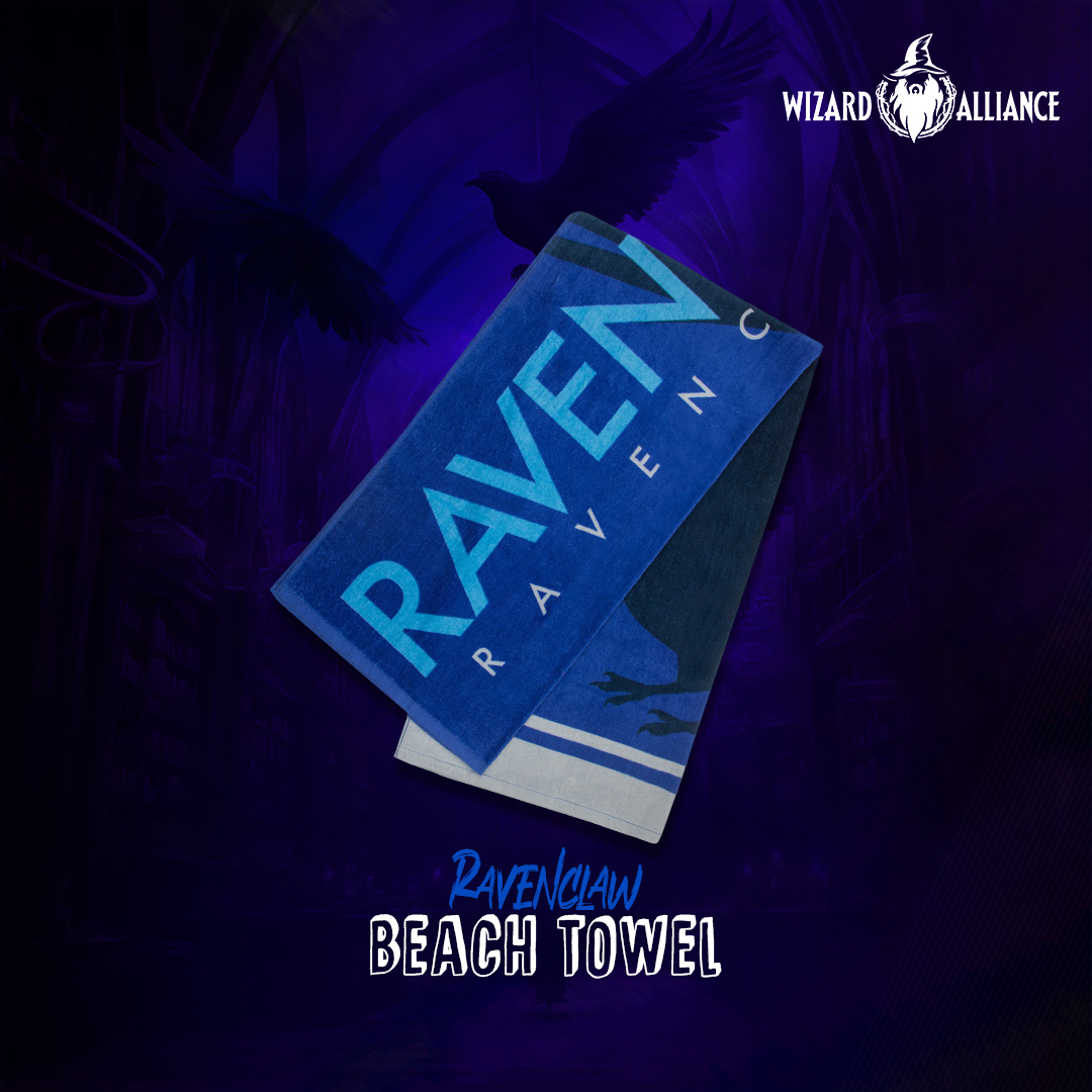 wizard_alliance's tweet photo. Transform beach days into magical adventures with our Ravenclaw Beach Towel. 

Product Name: Ravenclaw Beach Towel
Link - https://t.co/lIoOfRGZCS
Email: Info@wizardalliance.co.uk

#harrypotter #ravenclaw https://t.co/QHN9BNjgak