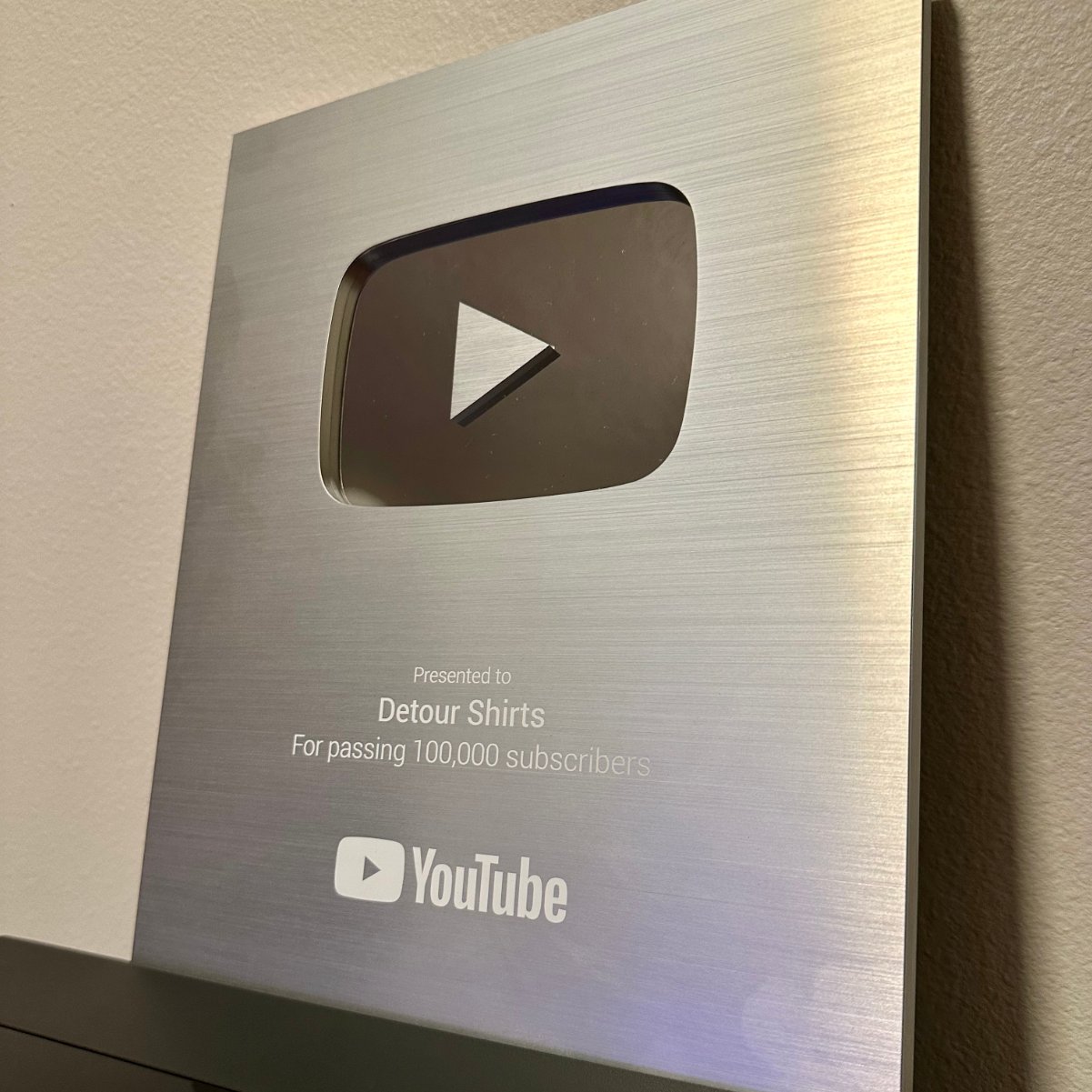 Silver Play Button Unboxing Video