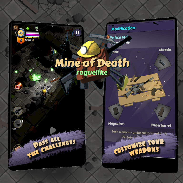 IgrushaLTD's tweet photo. Dead Mines : roguelike android game
https://t.co/0DshMnj7ay

#roguelike #dungeon #aliens #miner #rpg #igrusha
#shooter #gun #gamedev #unity #android #topdown https://t.co/QpiaTULMw4