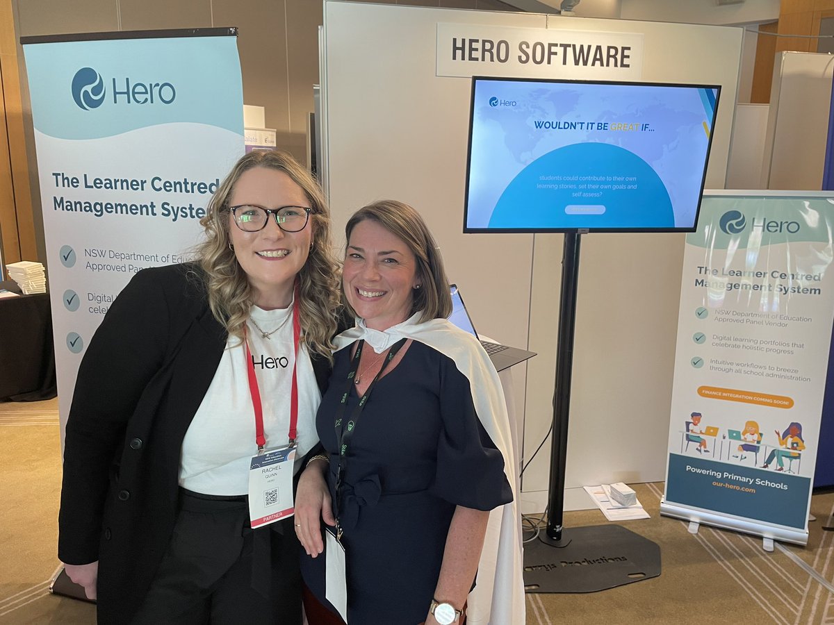 Another one of our @heroforschools incredible school leaders, @laujbarry wearing the cape at the NSW Innovation Roadshow. We’re so excited to be on the journey with Middle Harbour Public School. #PSNEducationNSW