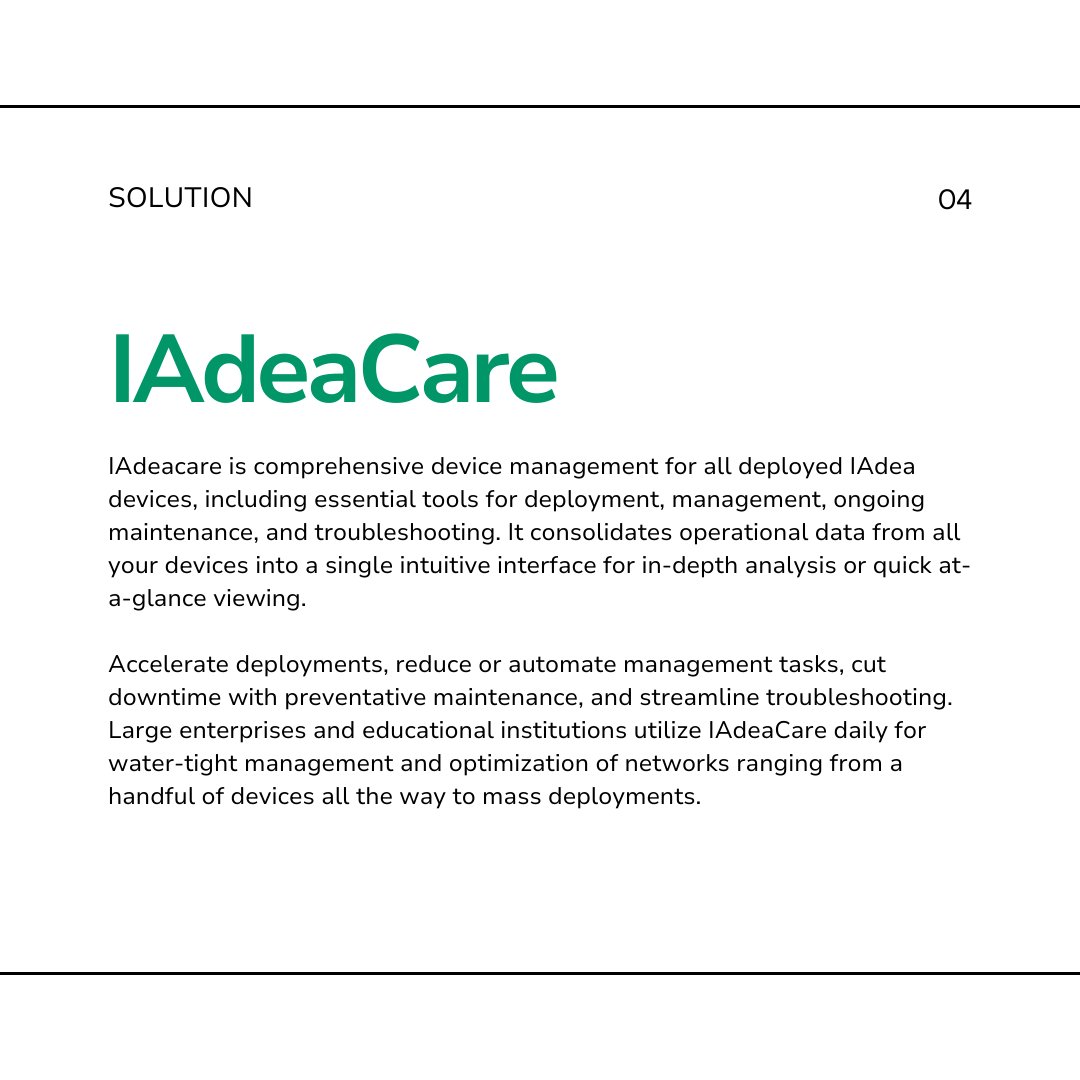 #Digitalsignage is crucial to the efficiency and productivity of your business.

When it comes to managing their digital signage networks remotely, #FMs will need to tackle these challenges. Let's take a look at a few key obstacles and how IAdeaCare can help 👇