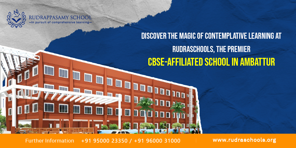 rudrappaswamy's tweet image. At RudraSchools, we believe in fostering Contemplative Learning, a method that encourages deep thinking and self-discovery.
#contemplativepractice #schoolsinchennai #school #schoolsinambattur #cbseschool #cbseschoolsinchennai #BestCBSESchool #Rudrappasamyschool #CBSEcurriculum