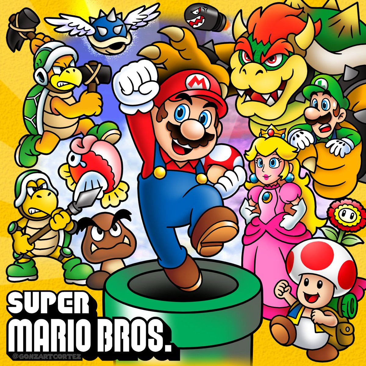 🍄 𝗦𝗨𝗣𝗘𝗥 𝗠𝗔𝗥𝗜𝗢 𝗕𝗥𝗢𝗦. 🟨 𝑯𝒂𝒑𝒑𝒚 𝟑𝟖𝒕𝒉