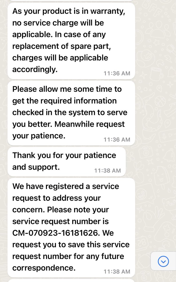 shahidkonni's tweet photo. Very disappointed response from @EurekaForbes service team .it’s been more than week I have requested for servicing my water purifier.requested multiple times through the customer care service .Even the product is under Warrenty these guys really don’t care about the customer https://t.co/l9R7LeOh3w