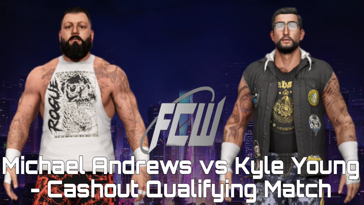 FCW_CAW's tweet photo. 🟣Michael Andrews vs Kyle Young - Cashout Qualifying Match
🟣We Hear From FCW Pure Champion Brandon Ace
🟣Media Outcasts vs Beautiful Warriors
🟣Kanan Otunga vs Matt Rush - Cashout Qualifying Match https://t.co/iPqDmVC3Tx