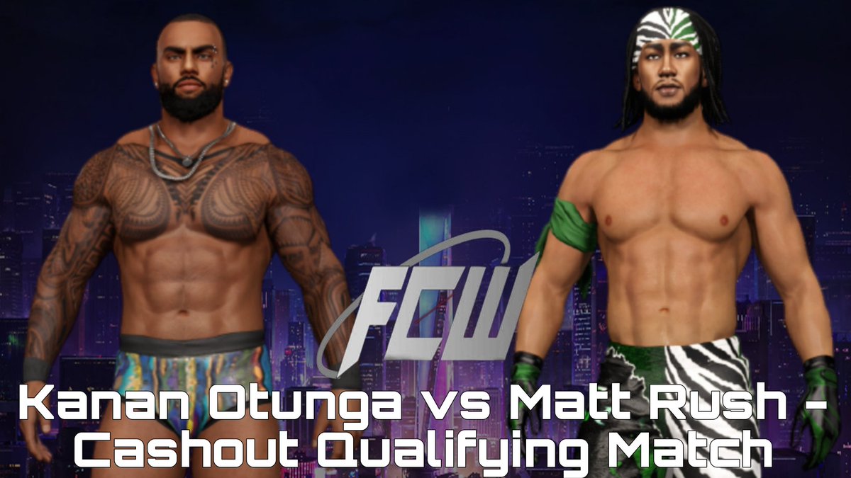 FCW_CAW's tweet photo. 🟣Michael Andrews vs Kyle Young - Cashout Qualifying Match
🟣We Hear From FCW Pure Champion Brandon Ace
🟣Media Outcasts vs Beautiful Warriors
🟣Kanan Otunga vs Matt Rush - Cashout Qualifying Match https://t.co/iPqDmVC3Tx