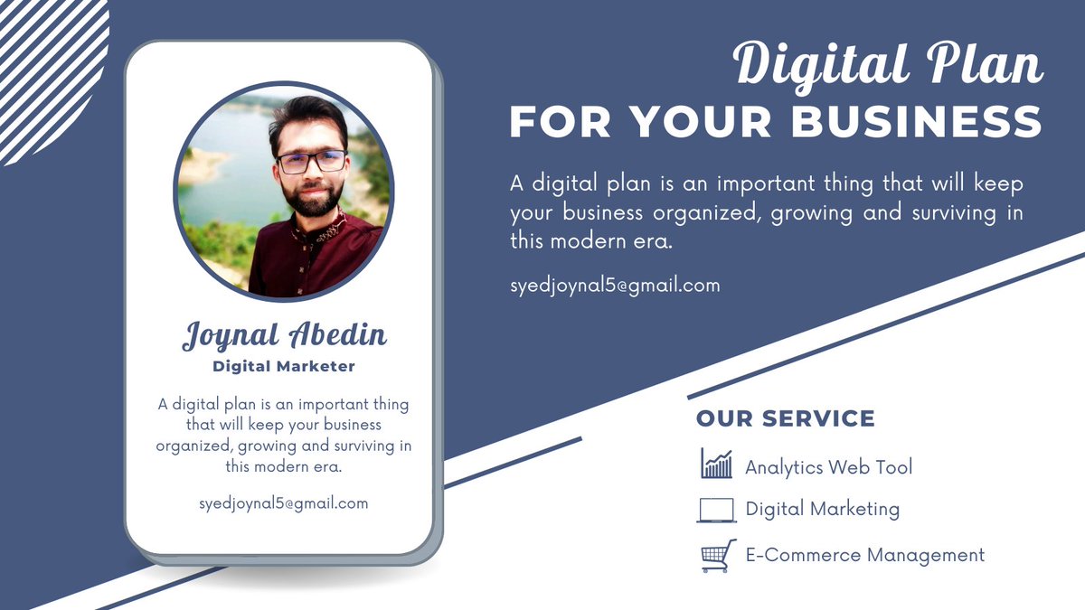 syedjoynal01's tweet photo. Digital Plan for your Business! A digital plan is an important thing that will keep your business organized, growing and surviving in this modern era.
Follow Me to know more: @syedjoynal01 #DigitalMarketing #digitalmarketingagency #OnlineBusiness #digitalplan #planning #Growth https://t.co/QHgtVEqZyE