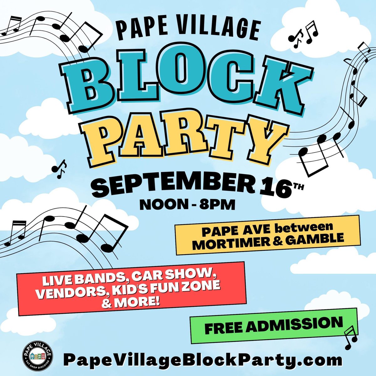 Join us Saturday, September 16th for our first annual Block Party! Come enjoy live music, a car show, a kid's fun zone, and support our local Pape Village businesses!
#GreekWorld #papevillagebia #papevillage #torontobia #eastyork #smallbusinessbigdreams #toronto #livemusic