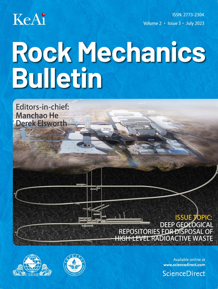 rockmechbull's tweet photo. 👏Special issue "Deep #geological repositories for disposal of high-level #radioactive waste" published 7 high-quality papers!
✍Edited by Prof. Dr. Bo Li, Prof. Dr. Hideaki Yasuhara and Prof. Dr. Ki-Bok Min
📢Welcome to read and share: https://t.co/JWbaeVE76J

#radioactivewaste https://t.co/XXYuQ1opFN