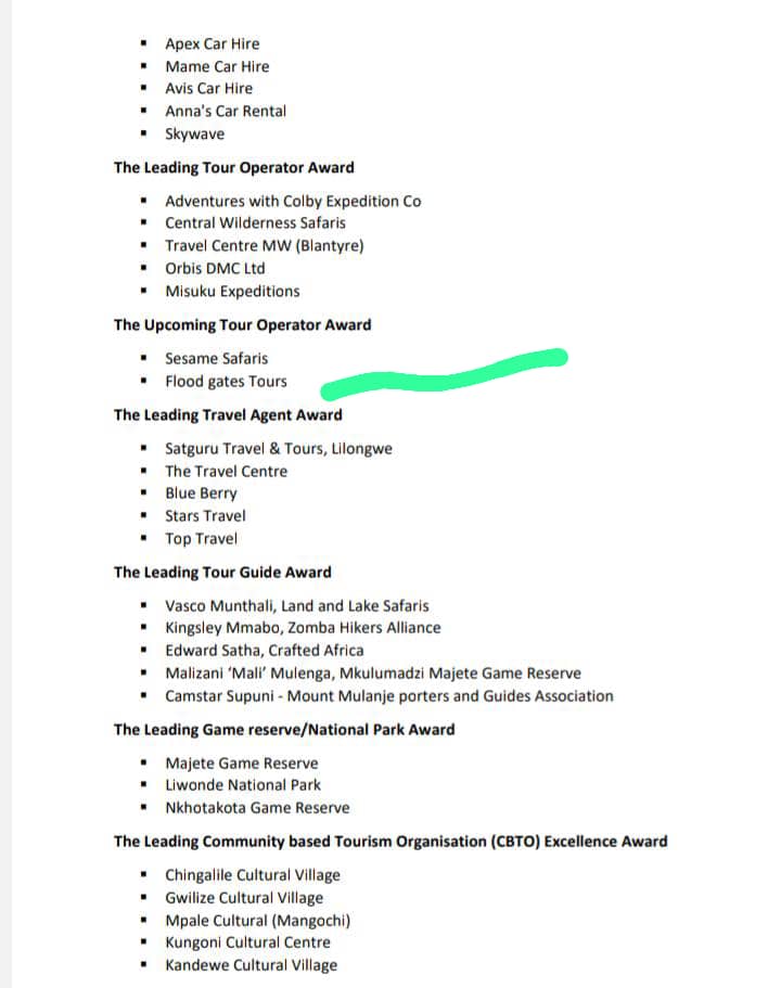 floodgatestours's tweet photo. Hello Malawi,

We are excited to inform you that Floodgates tours has been nominated as an "Upcoming Tour Operator" for the 2023 Malawi Tourism  Industry Awards. 

Please vote for us using this link https://t.co/dISElIpMOU. Your vote is so precious to us. Thank you for support. https://t.co/wAm253rX5Q