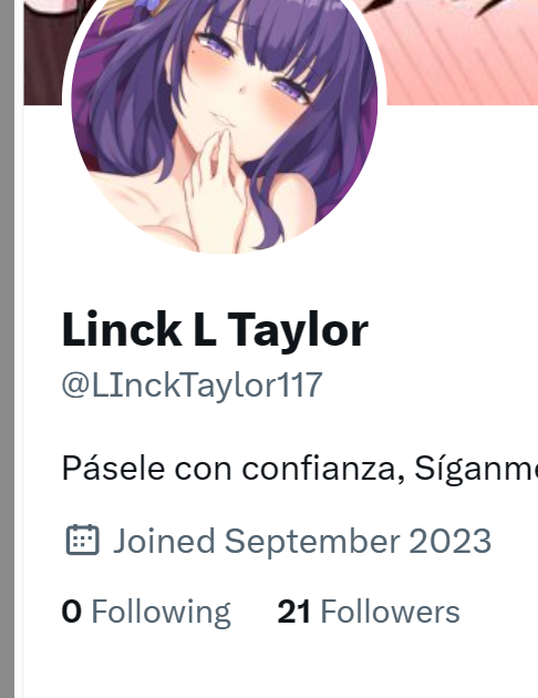 LInckTaylor117's tweet photo. Muchísimas gracias a esas 21 personitas los quiero mucho https://t.co/zxbkEky2nE