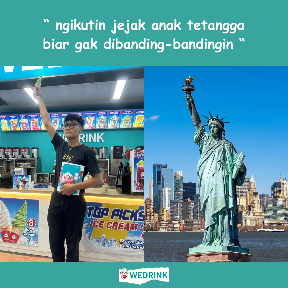 WEDRINKRX's tweet photo. habis ini masuk fase banding-bandingin iPhone 15 deh😌

#WEDRINK #WedrinkIndonesia #WedrinkIceCream

Halo-Halo Bandung | Berkedut | Genta Arhan https://t.co/4Yw4486Ea3