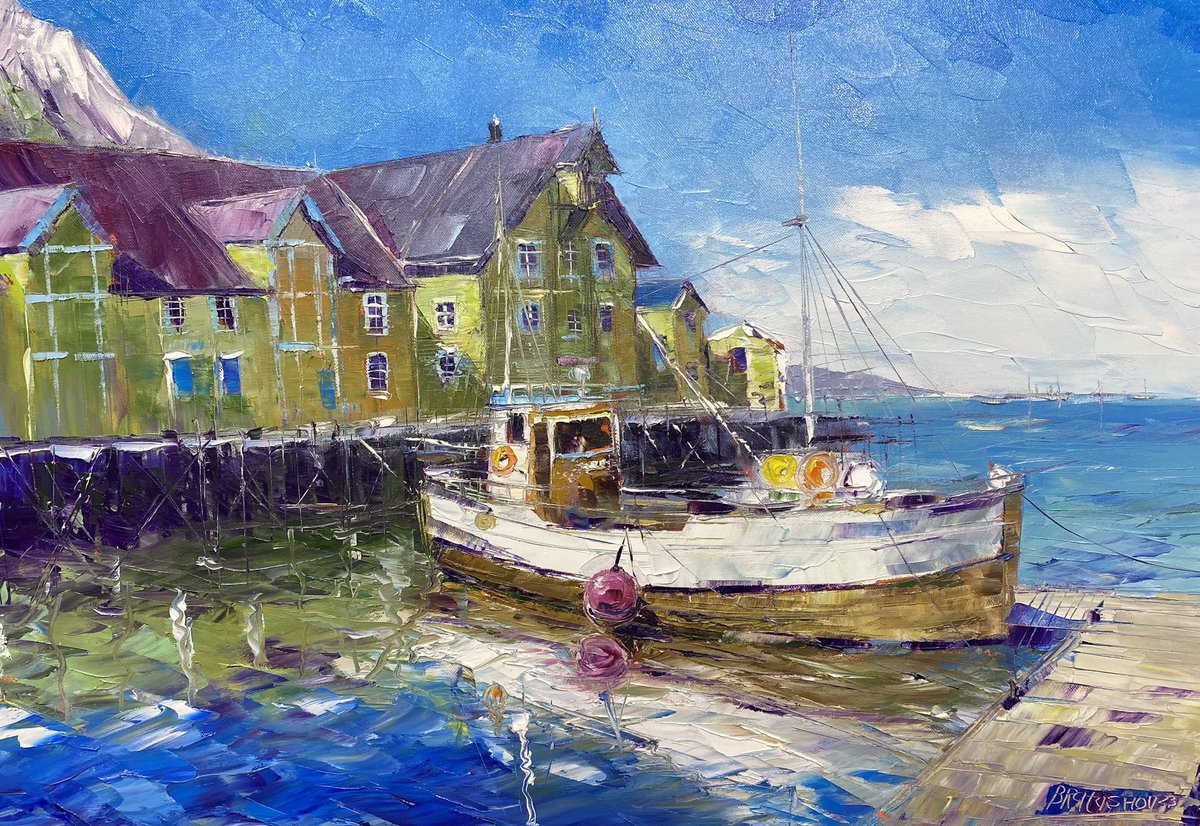 Доброе утро!!!
Начинаю новую серию лодочек!!!
«Лофотенские острова» 80/60 (масло, холст, мастихин)
ПРОДАЕТСЯ!!!
Очень нуждаюсь в вашем ретвите!!!
ПОЖАЛУЙСТА, в помощь художнику!  
Путешествуем по моим картинам!
Уж точно ничего чиновники ЕС не отберут!