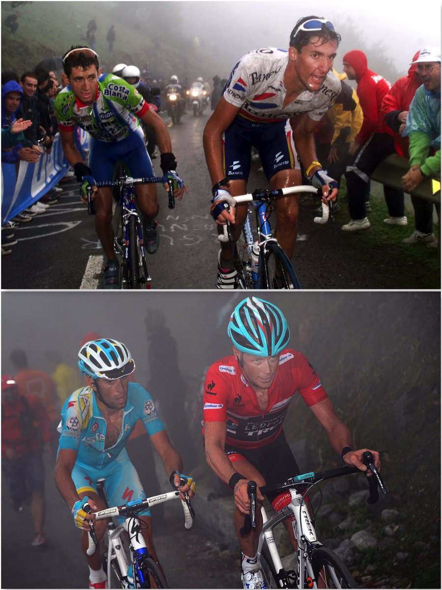 El Angliru is here..! It all started in 1999 when Roberto Heras duelled with Jose-Maria Jimenez on the un-tried climb - Jimenez won; an equally absorbing duel came in 2013 when Chris Horner out-paced Vincenzo Nibali to re-enforce his race-lead...