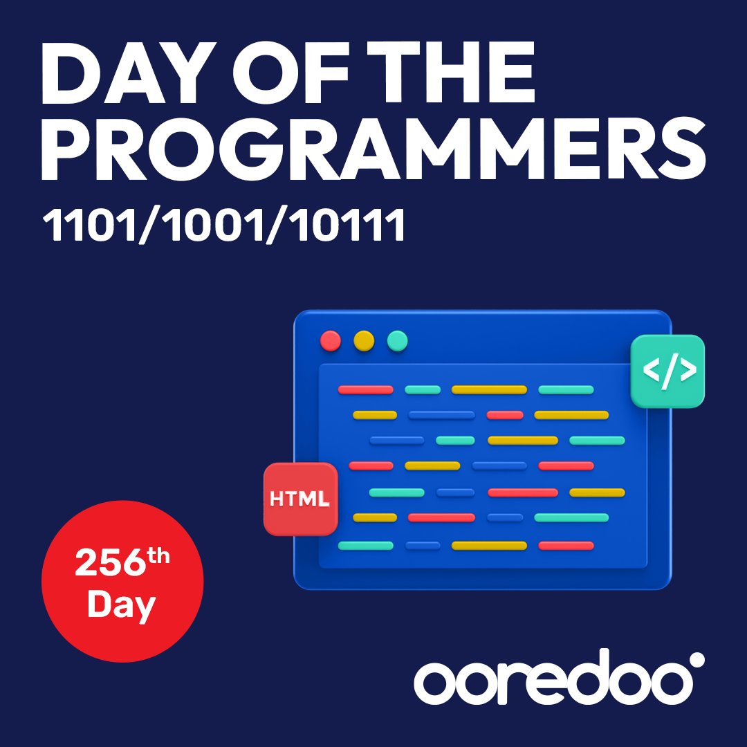OoredooMaldives's tweet image. Happy #ProgrammersDay to all the brilliant minds shaping our tech-driven future. May your algorithms always run smoothly and your bugs be few and far between. Here's to the ones who make the impossible possible, one line of code at a time! 💻#CodingHeroes #256thDayOfTheYear