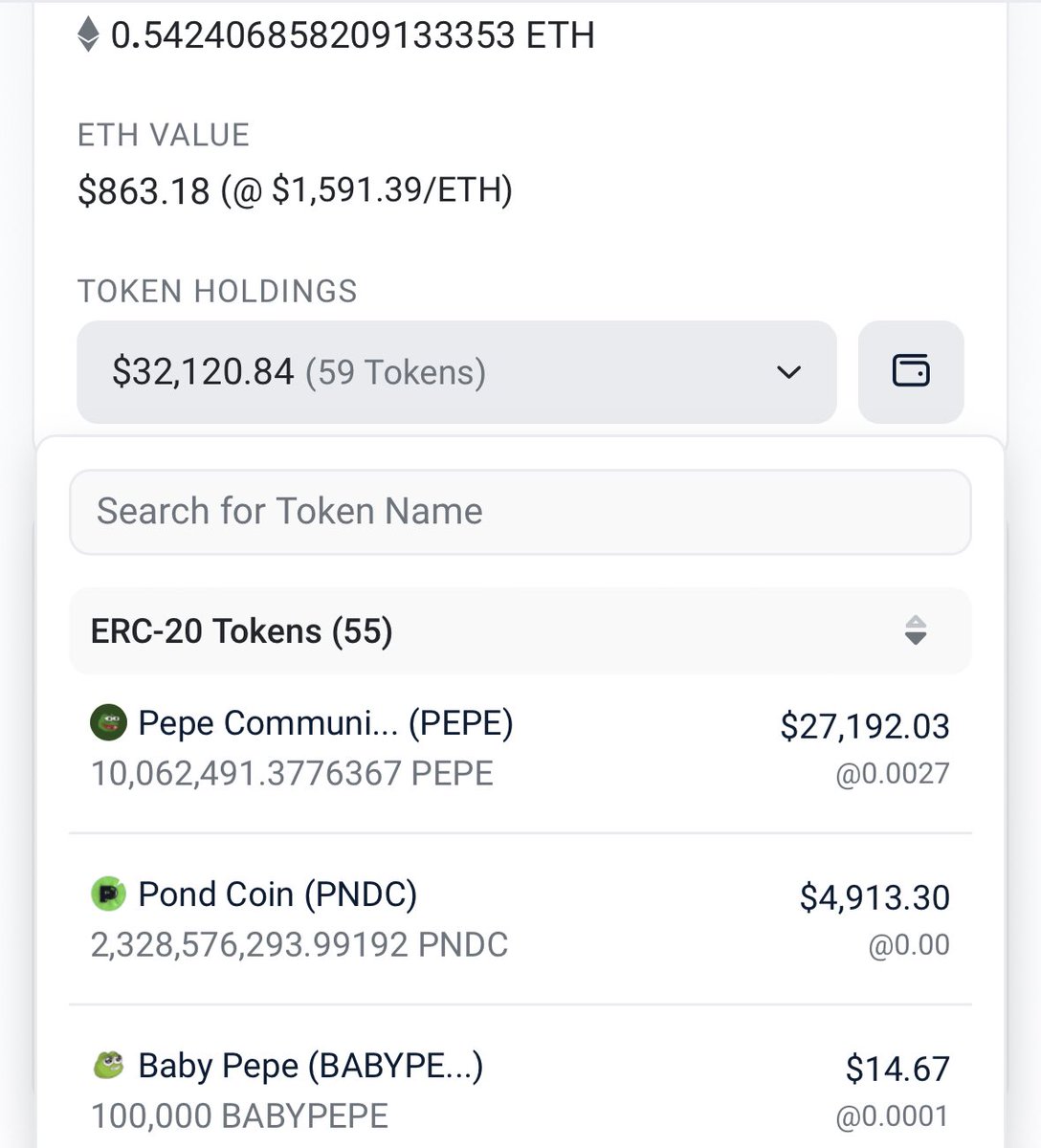 . <a href="/Matt_Furie/">𝓜𝓪𝓽𝓽 𝓕𝓾𝓻𝓲𝓮</a> knows #BabyPepe 

etherscan.io/address/0x14cb…