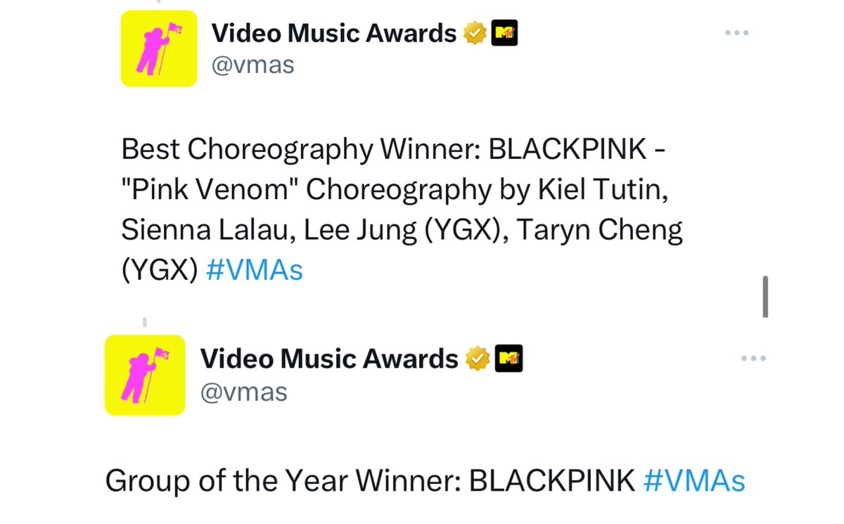 blackpink tweet media