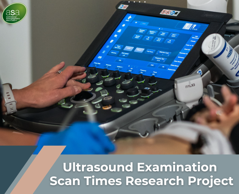 ASA is investing in important research on scan times and we need YOUR input! This project aims to uncover the impact of current scan times on examination processes and results. Accredited medical sonographers and sonography students can complete survey. 
loom.ly/0uKlDHQ