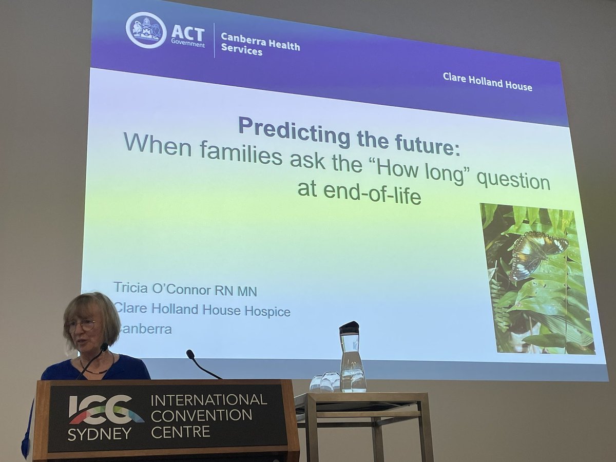Outstanding presentation by Tricia O’Connor #23OPCC Presenting our research answering the “how long” question @ EOL. @Pall_Care_Aus @ProfCancerCare @waimanrayliu