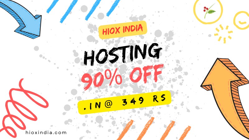 hioxofficial's tweet image. Save  up to 90% on web hosting at Hioxindia! Register your .IN domain for  just 349/- Rs/year. This incredible offer is only available for a  limited time. Visit hioxindia.com now to grab this deal! #hioxindia #WebHosting #domainregistration #hostingoffer #DomainNames