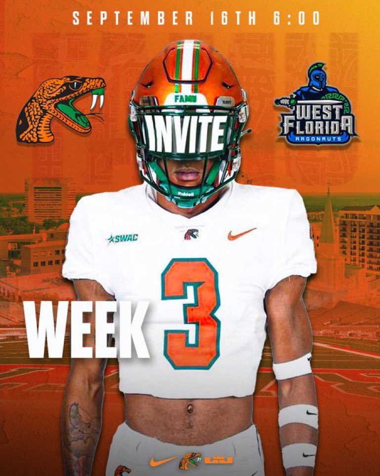 Jayson Williams (@certifiedjay014) on Twitter photo Thank you <a href="/Coach2Bless/">Devin Rispress</a> for the invite this Saturday GO RATTLERS🧡💚!!!
<a href="/thetylereden/">Tyler Eden</a> <a href="/BartowFb/">Bartow Yellow Jackets Football</a> <a href="/H2_Recruiting/">Hasani (H2) | Football Recruiting</a> Thank you <a href="/Coach2Bless/">Devin Rispress</a> for the invite this Saturday GO RATTLERS🧡💚!!!
<a href="/thetylereden/">Tyler Eden</a> <a href="/BartowFb/">Bartow Yellow Jackets Football</a> <a href="/H2_Recruiting/">Hasani (H2) | Football Recruiting</a>