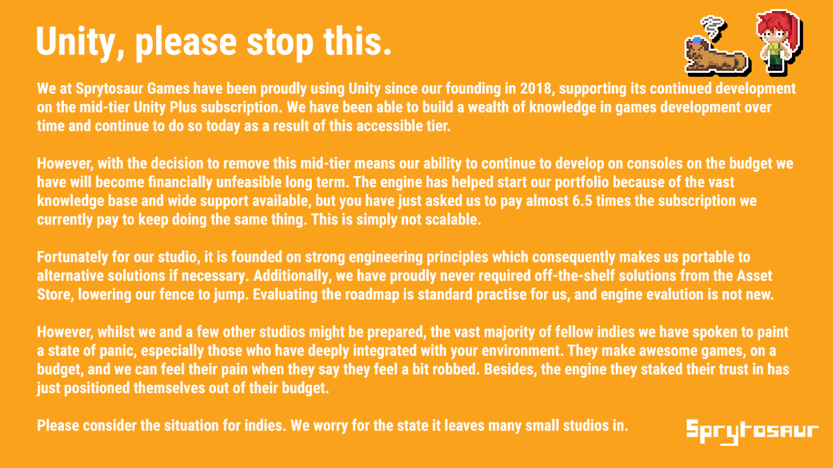 sprytosaur's tweet photo. Our statement, position and pledge to @unity https://t.co/E5PYZXE6Vn