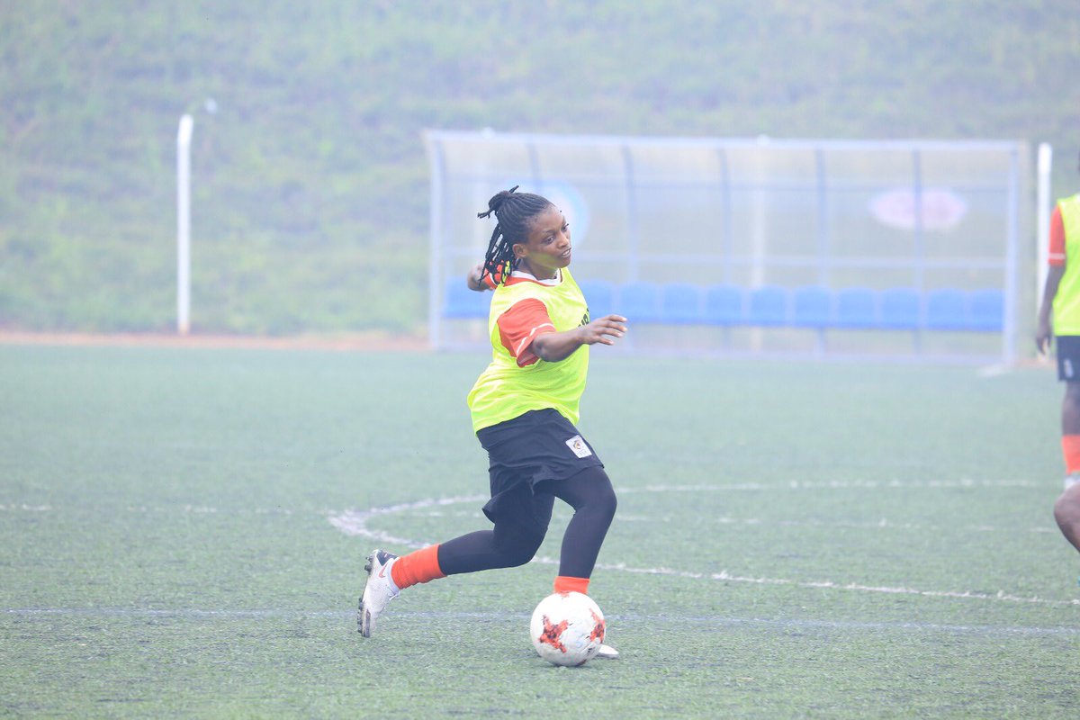 Tr3vorMark's tweet photo. “I’m called Nabbosa Riticia playing for Simba Queens in Tanzania, have joined the camp and found it so good and the coaches are really working hard so that we be in shape for the AWCON qualification game. So we’re ready and the camp is fine”
📸 @CrestedCranes | 💎USFN https://t.co/7kCseao4ex