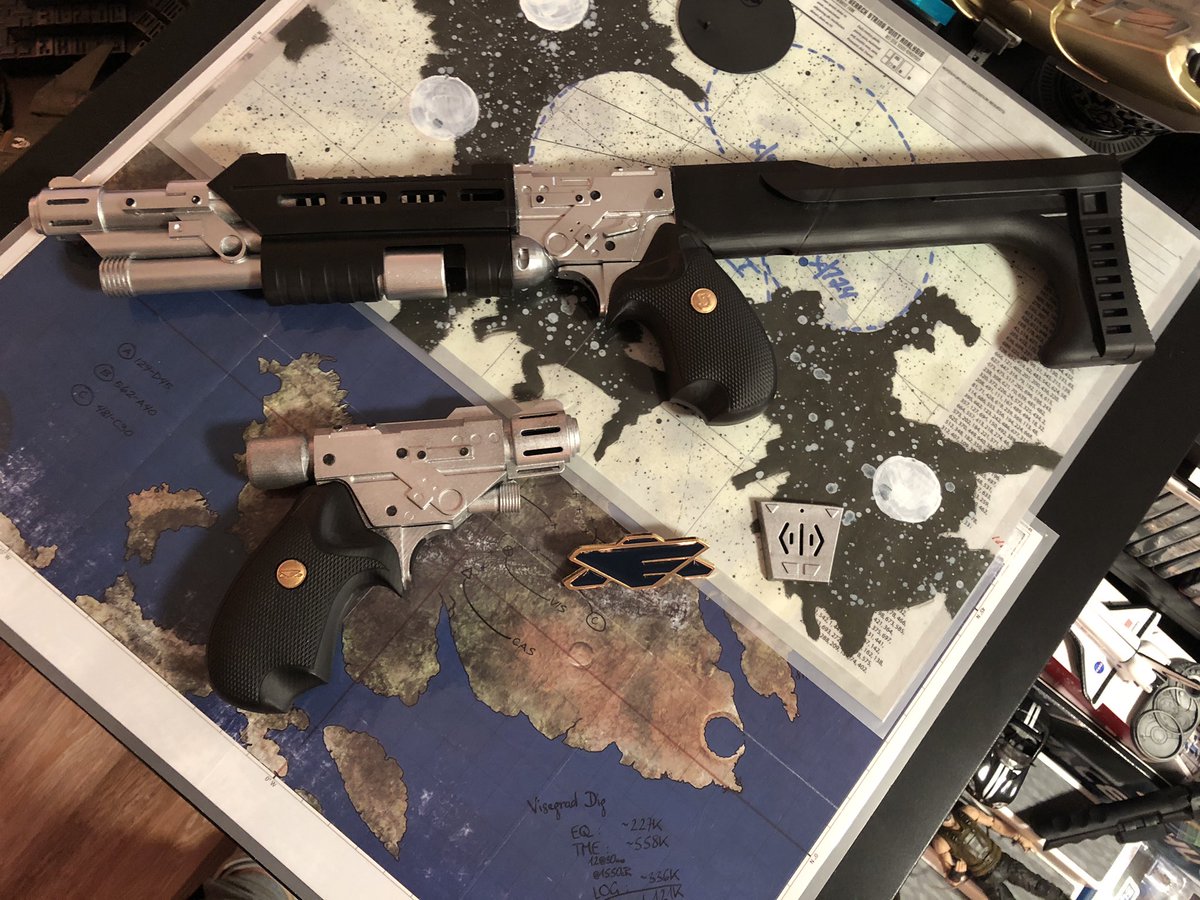 GeekToyLove's tweet photo. Found some time to finish up this #Babylon5 PPG a rifle 

#2023Projects #GeekDen https://t.co/PMi0OwaJ8V