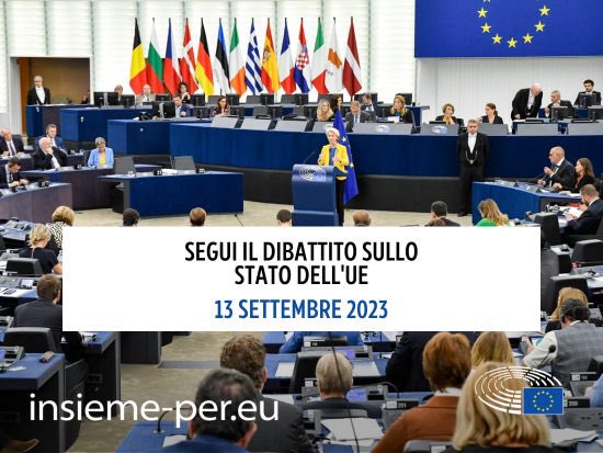Tra poco, ore 9, al Parlamento europeo il dibattito sullo Stato dell'Unione #SOTEU. 

Gli eurodeputati esamineranno il lavoro della Commissione europea per assicurarsi che l’UE ascolti la voce degli europei. Seguite il dibattito in diretta.

🎚️Segui live su questo canale!