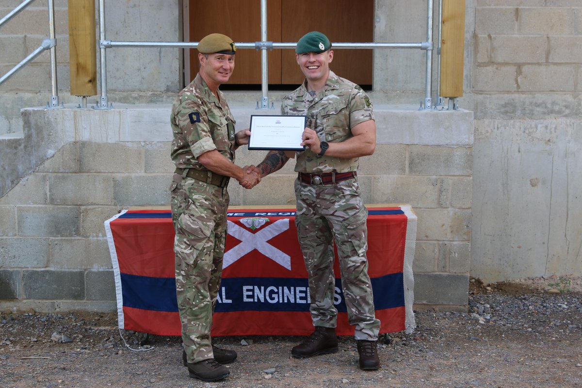 On Monday I was presented with a Commendation from the Chief of the General, General Sir Patrick Sanders, for outstanding service to the British Army. 
Chuffed