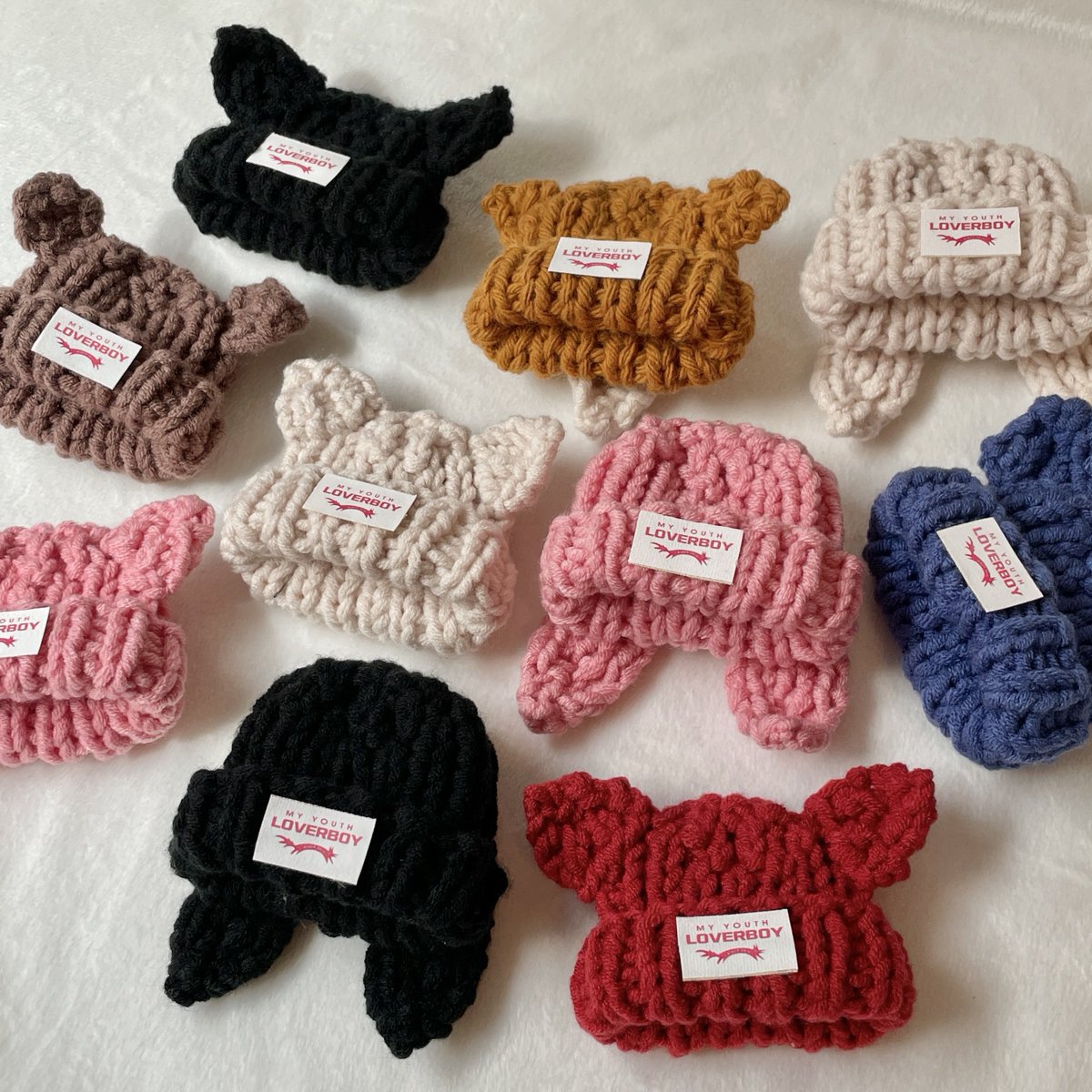 my_youth_made's tweet image. ੈ♡˳   

#RT 추첨 한분께 뜨개모자를 드려요.

𝑳𝑶𝑽𝑬𝑹𝑩𝑶𝒀  10cm 인형용 뜨개 모자 8차 판매  

롭이어(토끼)🐰크림,블랙,핑크 /  
고양이🐱크림,블랙,블루,핑크,레드 / 
여우 🦊 / 곰돌이 🐻 

🗓️ 9월 13일(수) 21:00 ~ 9월 19일(화) 21:00

🔗 witchform.com/deposit_form/4…