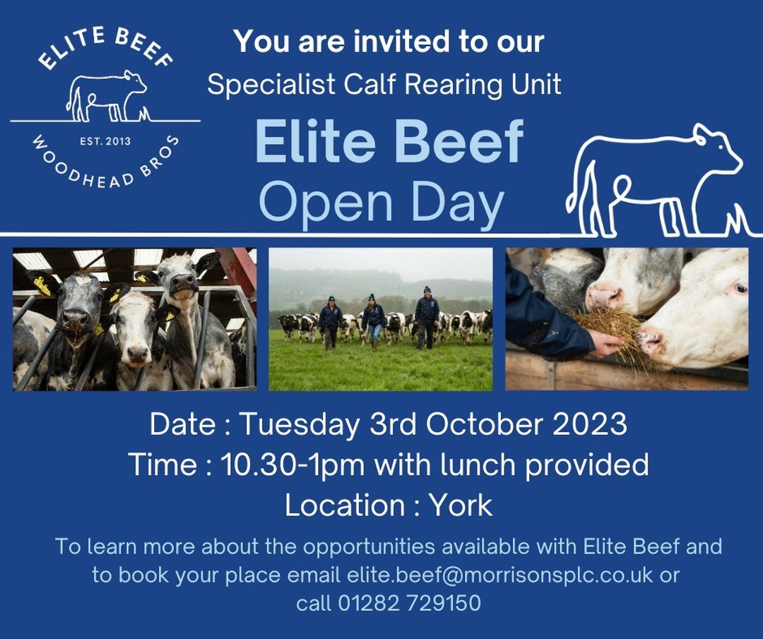 🇬🇧 What better way to kick off GB Calf Week than by extending an invitation to our Elite Beef Open Day?🥩#EliteBeef #GBCalfWeek