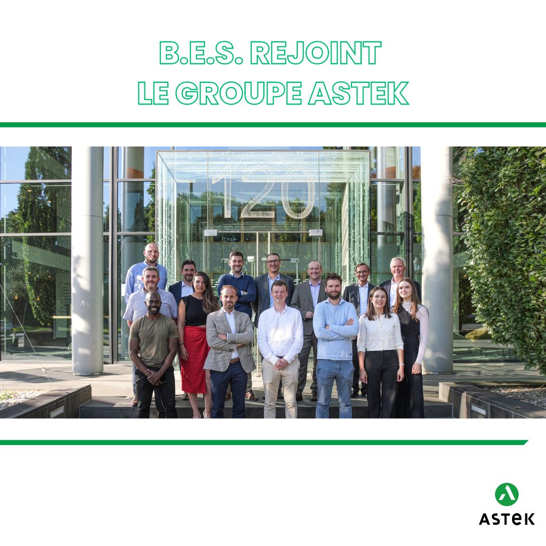 astekgroup's tweet photo. Business and Engineering Solutions (B.E.S.) rejoint le Groupe #Astek !
Entreprise belge spécialiste du conseil en #ingénierie, B.E.S. vient renforcer la Global Business Line "Engineering" du Groupe à l'international. https://t.co/N8AHbt4Pyr