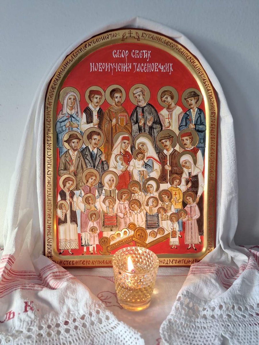 НЕКА ЈЕ БЛАГОСЛОВЕН ПРАЗНИК НОВОМУЧЕНИКА ЈАСЕНОВАЧКИХ!

Имена су ваша у књизи вечности, улазите у Рај, децо бесмртности! Ми на земљи, род ваш, кличемо вам у глас: Мученици нови, молите за нас!

#Јасеновац #Jasenovac