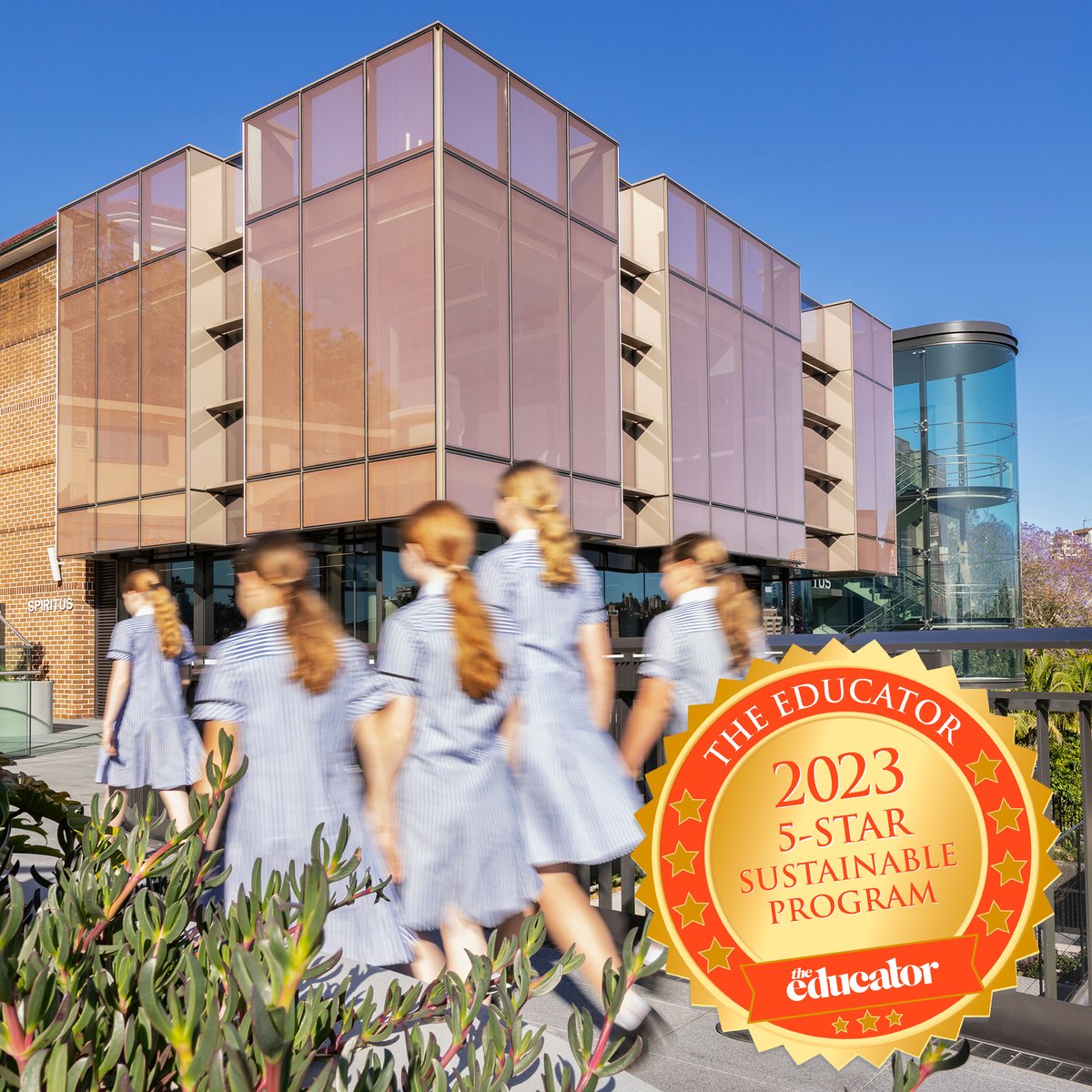 Loreto Kirribilli has been named one of Australia's most sustainable schools in The Educator Magazine's 2023 awards. Our Environmental Sustainability Framework is inspiring our community to 'care for our common home', and includes the goal of achieving carbon neutrality by 2030.