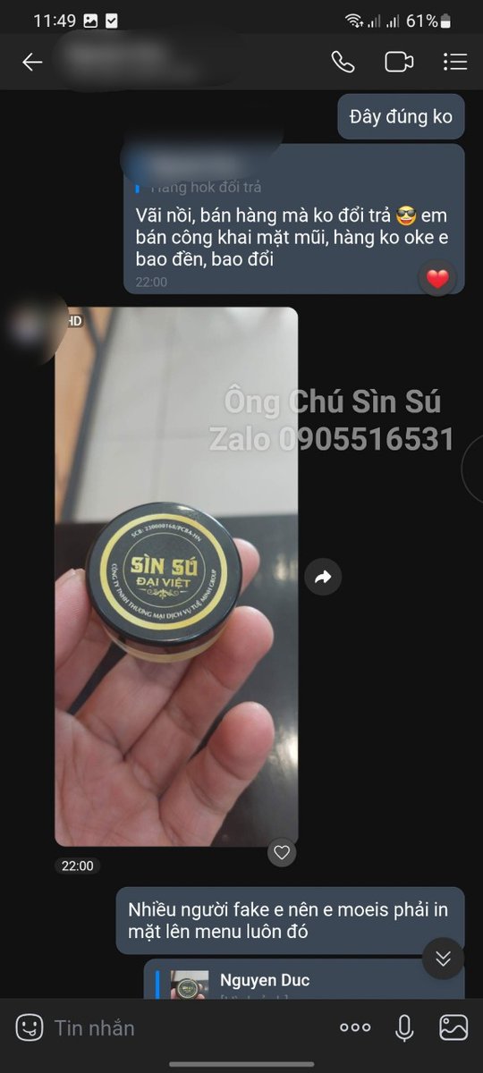 ongchusinsu1's tweet photo. Lại 1 a khách bị lừa Sìn Gel
Ko hiểu mấy bố lừa đảo làm éo gì, bán hàng real cho khỏe, còn đc khách mua đi mua lại ủng hộ. Lừa đảo đc 1 lần xong lại cắn răng mà đói 😏😏
Mất đức cho con cháu
Mà tụi nó bán hàng ko cho đổi trả mới kinh https://t.co/mFfFgGHTqs