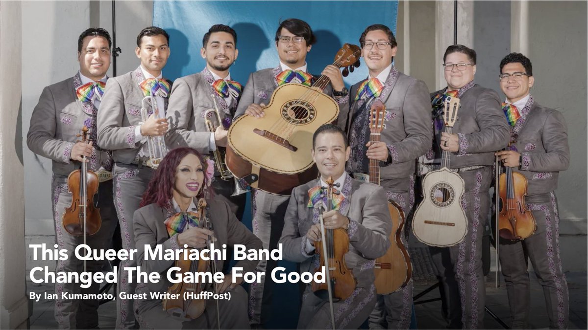 Read the HuffPost feature about our mariachi band. --- Lee el artículo en HuffPost sobre nuestro banda de mariachi. huffpost.com/entry/first-qu…