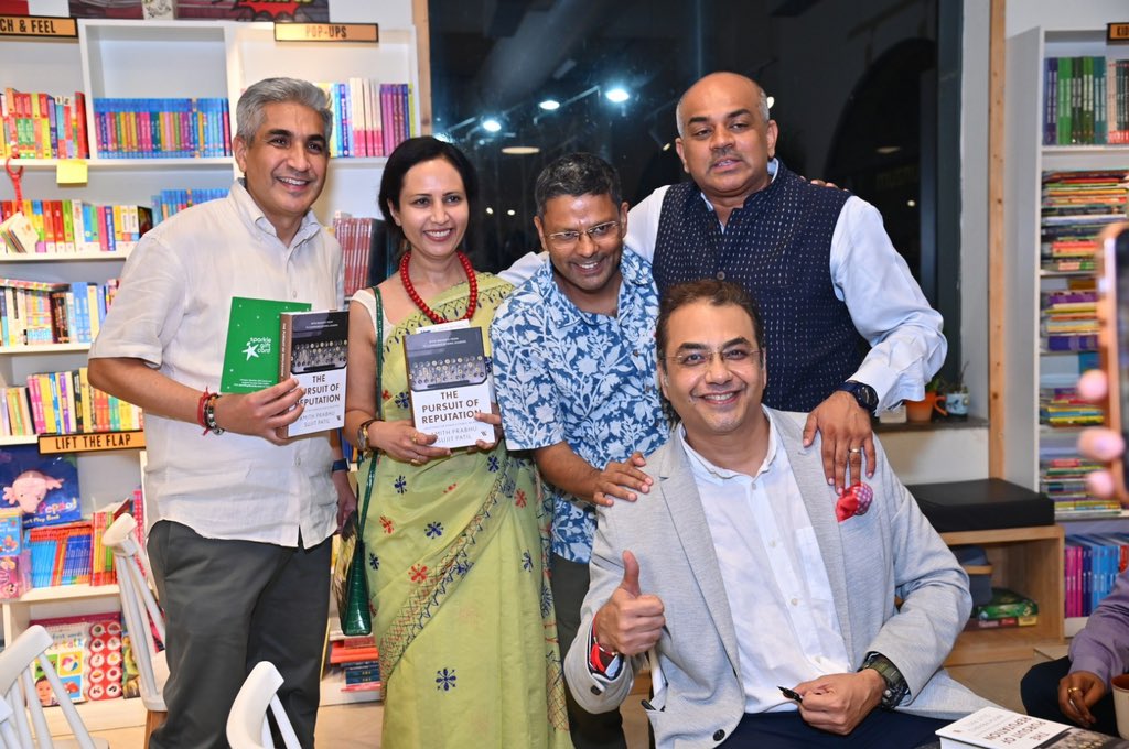 Nitin Mantri 🇮🇳 (@nitinmantri) on Twitter photo Congratulations to <a href="/amithpr/">Amith - 🇮🇳</a> & <a href="/SujitPatil/">Sujit Patil</a> for the fantastic launch of 'The Pursuit of Reputation'! It was lovely catching up with industry folks at the event in Gurugram yesterday.
I'm deeply honoured to have contributed to the book, alongside 75 esteemed communications Congratulations to <a href="/amithpr/">Amith - 🇮🇳</a> & <a href="/SujitPatil/">Sujit Patil</a> for the fantastic launch of 'The Pursuit of Reputation'! It was lovely catching up with industry folks at the event in Gurugram yesterday.
I'm deeply honoured to have contributed to the book, alongside 75 esteemed communications