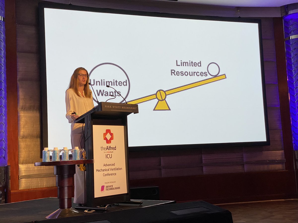 DrDaleNeedham's tweet photo. Now at #AAMVC …
Dr Lisa Higgins speaking about health economics & long term Mech vent
With shout out to paper by @iwashyna & @chodgsonANZICRC paper in @LancetRespirMed below
https://t.co/bIVkP9ZHes https://t.co/Y8ZkGVi6sk