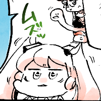きょう18時半、四コマです(ムズッ) 