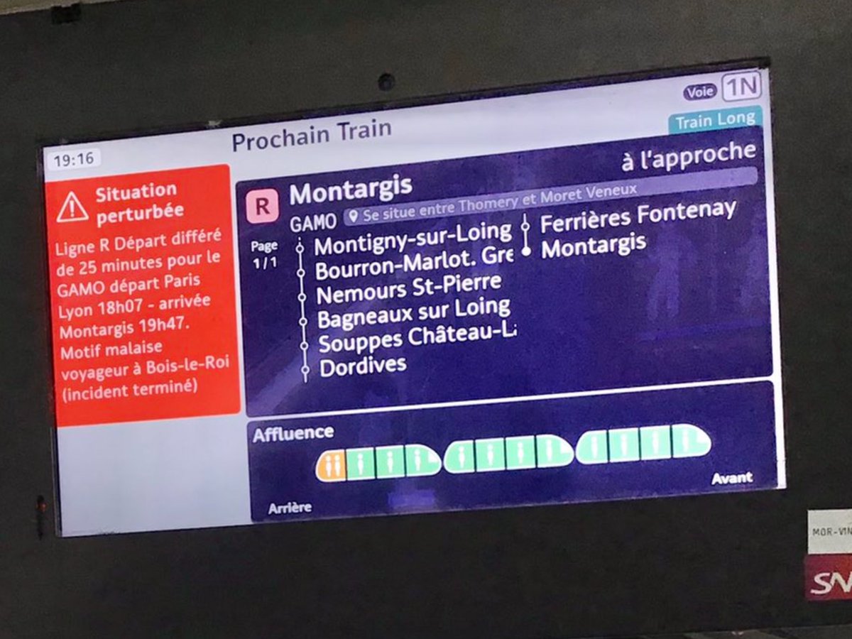 BB27000's tweet photo. Nouveau, sur vos TER et RER, le taux d’affluence par caisse sur une rame.👍
Des cellules de comptage optique au dessus des portes d’accès donnent les montées et descentes de voyageurs.

Vous pouvez ainsi choisir la partie du train la plus calme. https://t.co/4wKuxqlUfx