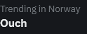 Whats going on in Norway #norway #norge #ouch